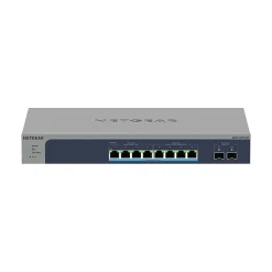 Netgear Pro 10-Port Gigabit Ethernet Smart Switch, Gray/Blue (MS510TXUP-100NAS)* Ethernet Switches & Splitters
