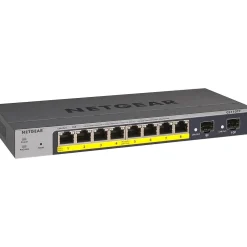 Netgear Smart Managed Pro 8-Port Gigabit Ethernet Smart Switch (GS110TP-300NAS)* Ethernet Switches & Splitters