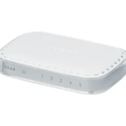 Netgear SOHO 5-Port Gigabit Ethernet Unmanaged Switch, White (GS605NA)* Ethernet Switches & Splitters