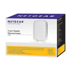 Netgear SOHO 5-Port Gigabit Ethernet Unmanaged Switch, White (GS605NA)* Ethernet Switches & Splitters