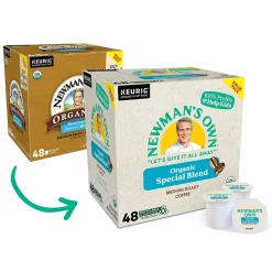 Keurig K-Cups<Newman's Own Special Blend Coffee Keurig® K-Cup® Pods, Medium Roast, 48/Box (373293)