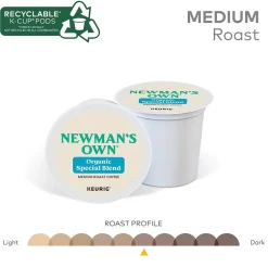 Keurig K-Cups<Newman's Own Special Blend Coffee Keurig® K-Cup® Pods, Medium Roast, 48/Box (373293)