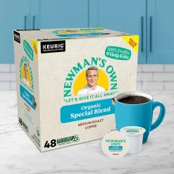 Keurig K-Cups<Newman's Own Special Blend Coffee Keurig® K-Cup® Pods, Medium Roast, 48/Box (373293)