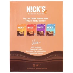 Snacks & Granola Bars<N!CK'S Nick's Protein Bar Almond Choklad, 1.76 oz, 14/Pack (220-02352)
