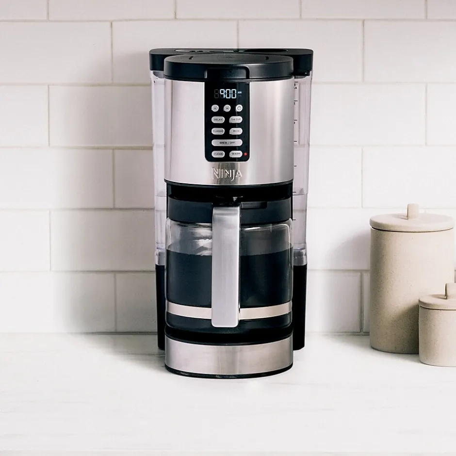 Coffee Makers<Ninja 14-Cups Automatic Drip Coffee Maker, Black & Stainless Steel (DCM201)