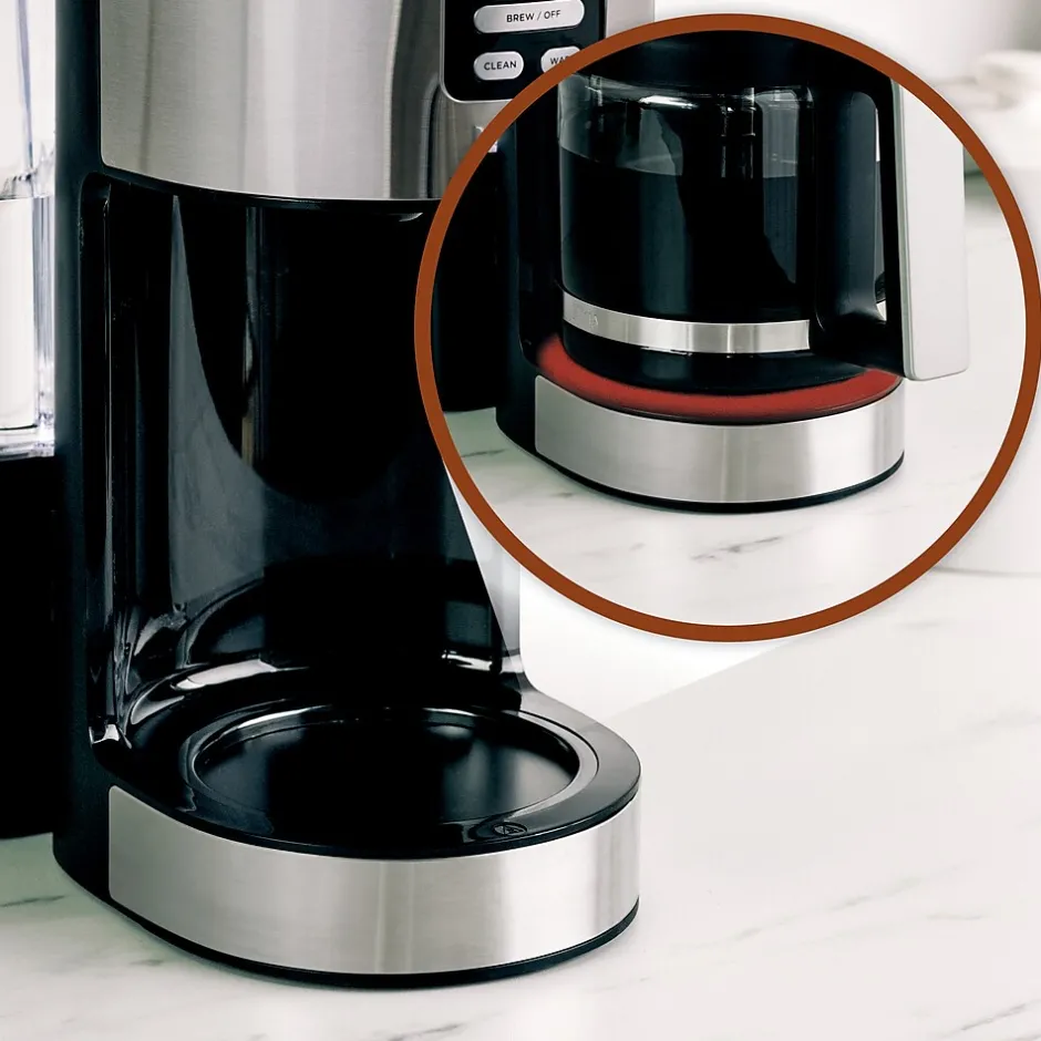 Coffee Makers<Ninja 14-Cups Automatic Drip Coffee Maker, Black & Stainless Steel (DCM201)