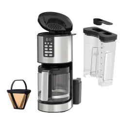Coffee Makers<Ninja 14-Cups Automatic Drip Coffee Maker, Black & Stainless Steel (DCM201)