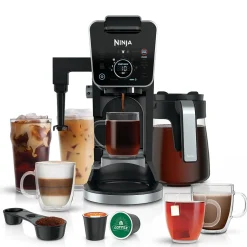 Coffee Makers<Ninja 12-Cups Single Serve & Automatic Drip Coffee Maker, Black (CFP301)
