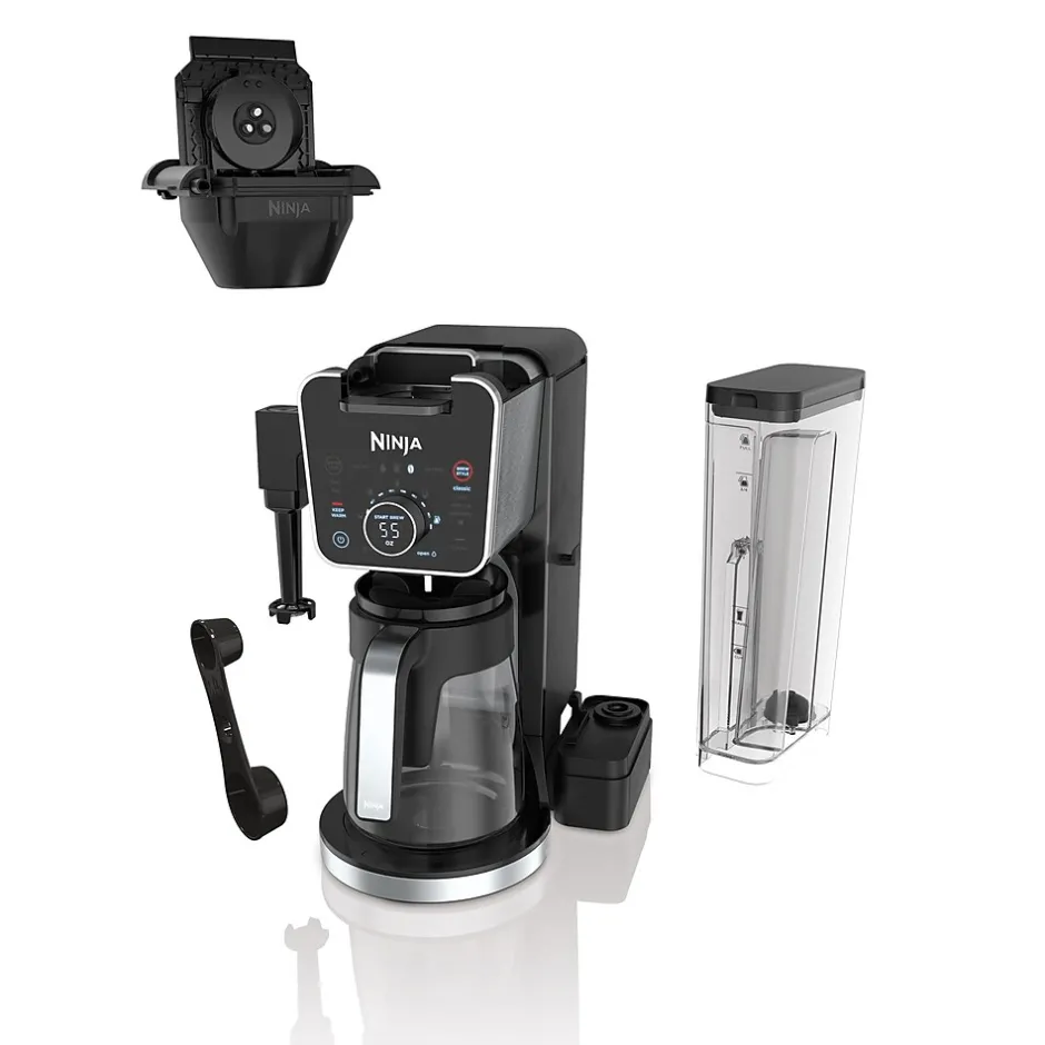 Coffee Makers<Ninja 12-Cups Single Serve & Automatic Drip Coffee Maker, Black (CFP301)