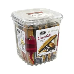 Cookies<Nonni's Individually Wrapped Cioccolati Biscotti Cookies, 1.25 oz, 25/Pack(Nonnis)