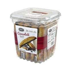 Cookies<Nonni's Individually Wrapped Cioccolati Biscotti Cookies, 1.25 oz, 25/Pack(Nonnis)