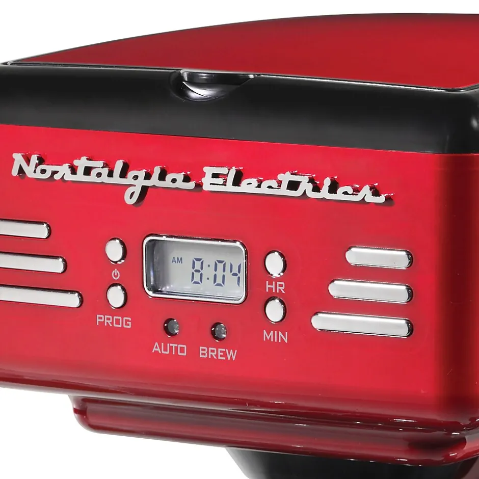 Coffee Makers<Nostalgia 12-Cups Automatic Drip Coffee Maker (NRCOF12RR)