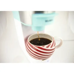 Coffee Makers<Nostalgia MyMini 2-Cups Single Serve Coffee Maker, Aqua (NMPCCPGC1AQS)