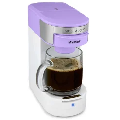 Coffee Makers<Nostalgia MyMini 2-Cups Single Serve Coffee Maker, Lavender (NMPCCPGC1LVS)