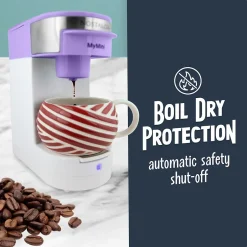 Coffee Makers<Nostalgia MyMini 2-Cups Single Serve Coffee Maker, Lavender (NMPCCPGC1LVS)