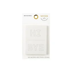 Clearance Noted by ® Grey Hi and Bye Notes, 2.9" x 4", 100 Sheets/Pad (NTD5-34-HB) Post-It Notes