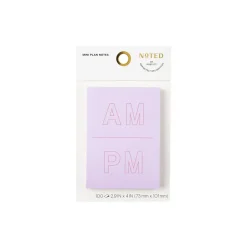 Clearance Noted by ® Lilac A.M. and P.M. Notes, 2.9" x 4", 100 Sheets/Pad Post-It Notes