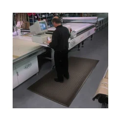 Floor Mats<NoTrax Airug Anti-Fatigue Mat, 36" x 24", Black (410S0523BL)