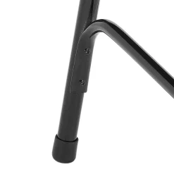 NPS 2300 Series Fabric Padded Triple Brace Double Hinge Premium Folding Chairs, Midnight Black/Black, 4 Pack (2310/4) Folding & Stacking