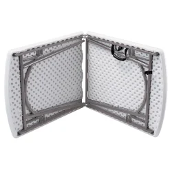 Discount NPS Heavy Duty Fold-in-Half Table, 30 x 72, Speckled Gray (BMFIH30721) Folding Tables