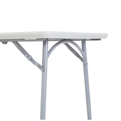 Discount NPS Heavy Duty Fold-in-Half Table, 30 x 72, Speckled Gray (BMFIH30721) Folding Tables