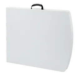 Discount NPS Heavy Duty Fold-in-Half Table, 30 x 72, Speckled Gray (BMFIH30721) Folding Tables