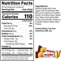 Cookies<Nutella B-Ready Cookies, 36 Packs/Box (220-02147)