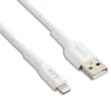 NXT Technologies ™ 10 Ft. Braided Lightning to USB Cable, White (NX60463)