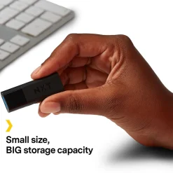 NXT Technologies ™ 32GB USB 2.0 Type A Flash Drive, Black (NX27989-US/CC)* Usb Flash Drives