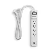 Surge Protectors & Power Strips<NXT Technologies ™ 4-Outlet Plus USB Surge Protector, 3' Cord, 600 Joules (NX54310)