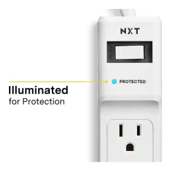 Surge Protectors & Power Strips<NXT Technologies ™ 4-Outlet Plus USB Surge Protector, 3' Cord, 600 Joules (NX54310)