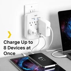 Surge Protectors & Power Strips<NXT Technologies ™ 6-Outlet Plus USB Surge Protector, 1200 Joules (NX54321)