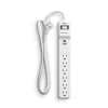 Surge Protectors & Power Strips<NXT Technologies ™ 6-Outlet Plus USB Surge Protector, 4' Cord, 1500 Joules (NX61426)