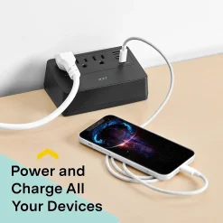 Surge Protectors & Power Strips<NXT Technologies ™ 3-Outlet Plus USB Surge Protector, 5' Cord, 900 Joules (NX61430)