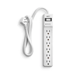 Surge Protectors & Power Strips<NXT Technologies 6-Outlet Surge Protector, 4' Cord, 600 Joules (NX54312)