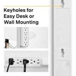 Surge Protectors & Power Strips<NXT Technologies ™ 6-Outlet Surge Protector, 8' Cord, 900 Joules (NX54314)