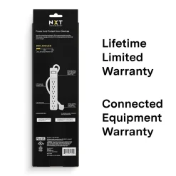 Surge Protectors & Power Strips<NXT Technologies ™ 6-Outlet Surge Protector, 8' Cord, 900 Joules (NX54314)
