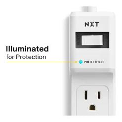Surge Protectors & Power Strips<NXT Technologies ™ 6-Outlet Surge Protector, 12' Cord, 900 Joules (NX61425)