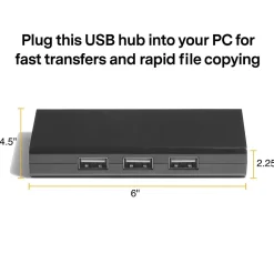 Usb Hubs<NXT Technologies ™ 7-Port USB 3.0 Hub, Black (NX29746)