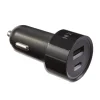 NXT Technologies ™ Universal 2-Port USB-C and USB-A Car Charger, Black (NX54336)