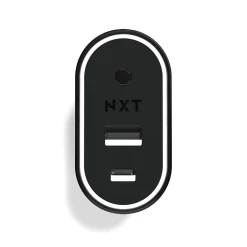 NXT Technologies ™ Universal 2-Port USB-C and USB-A Phone Charger, Black (NX54344)