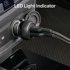 NXT Technologies ™ Universal USB-C/USB-A Car Charger, Black (NX60452)