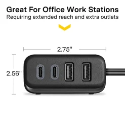 NXT Technologies ™ USB Charger, Black (NX61429)