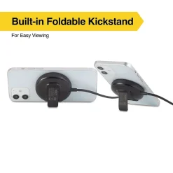 NXT Technologies ™ Wireless Magnetic Charger Bundle for Most Smartphones, Black (NX60457)