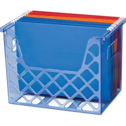 Officemate File Crate, Letter Size, Blue (OIC23221) Clearance