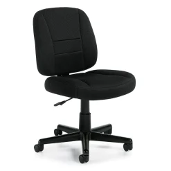 Clearance Armless Air Mesh Task Chair, Black (OTG11343B) Office Chairs