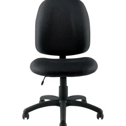 Fabric Armless Task Chair, Black (OTG11650-QL10) Office Chairs