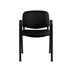 Fabric Office Chair, Patterned Black, 2/Pack (OTG11703) Folding & Stacking