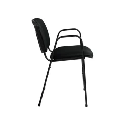 Fabric Office Chair, Patterned Black, 2/Pack (OTG11703) Folding & Stacking