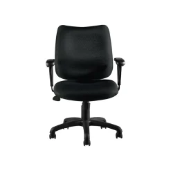 New Fabric Task Chair, Patterned Black (OTG11612B) Office Chairs